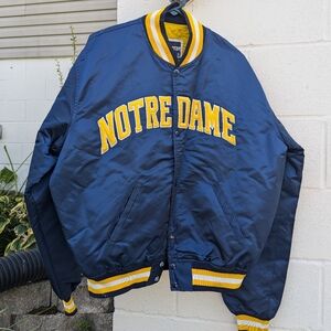 Vintage Notre Dame Starter Jacket